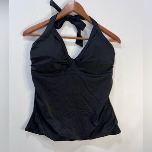 Athleta Black Halter Tankini Bathing Suit Top NWT